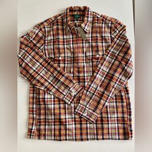 J. Crew Plaid Pullover Shirt